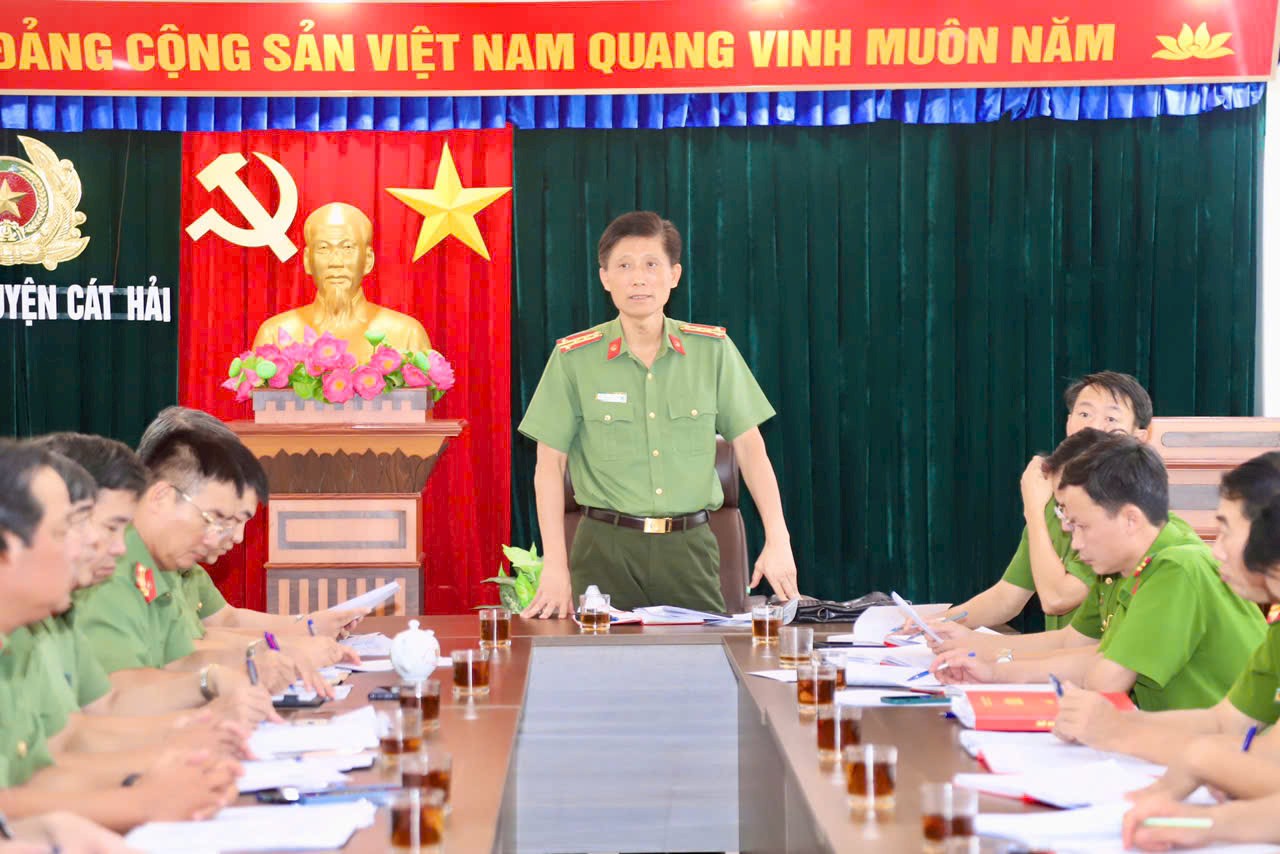 Giữ vững an ninh trật tự trên địa bàn huyện đảo Cát Hải